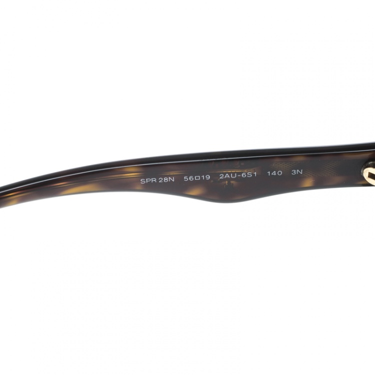 Pre Owned Prada Tortoise/Brown Gradient SPR28N Butterfly  Sunglasses