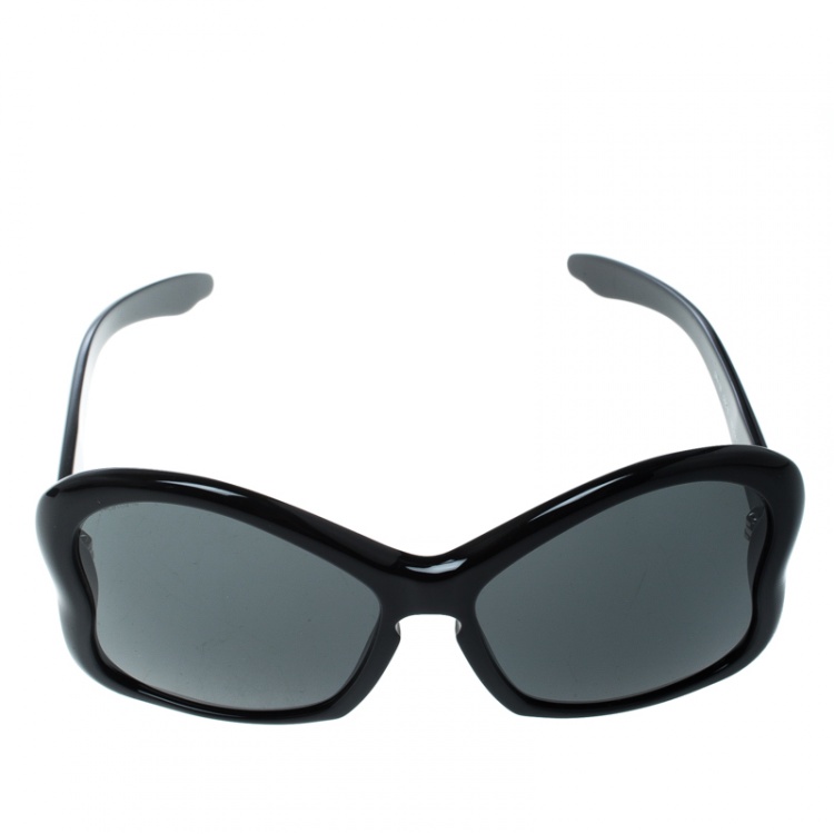 Prada Black SPR18L Butterfly Sunglasses Prada | TLC