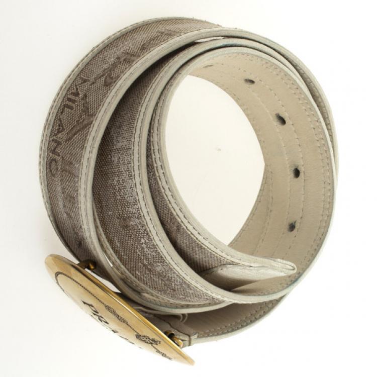 Pre Owned Prada Cinture Buckle Belt