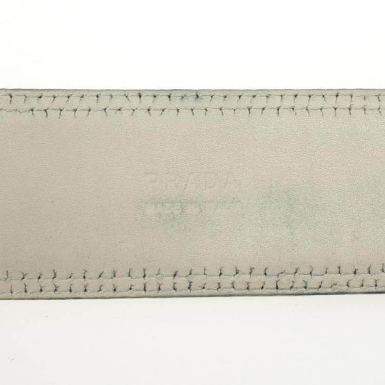 Pre Owned Prada Cinture Buckle Belt