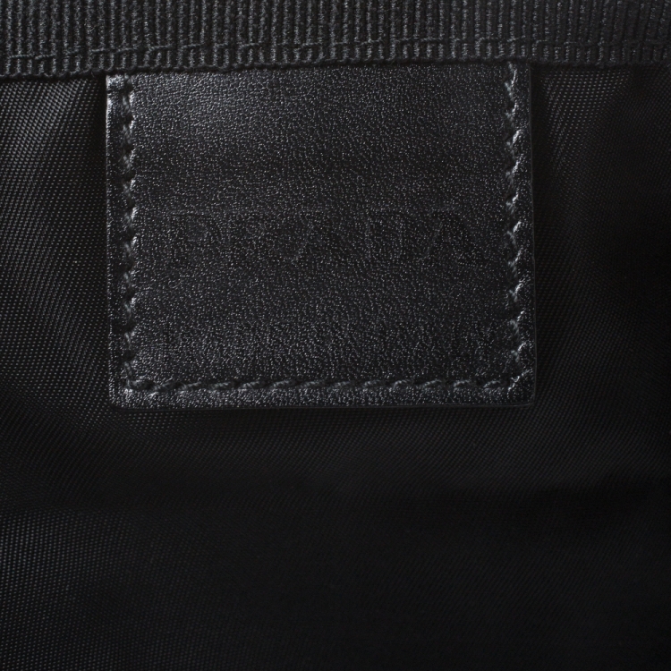 Pre Owned Prada Black Nylon Garment Case