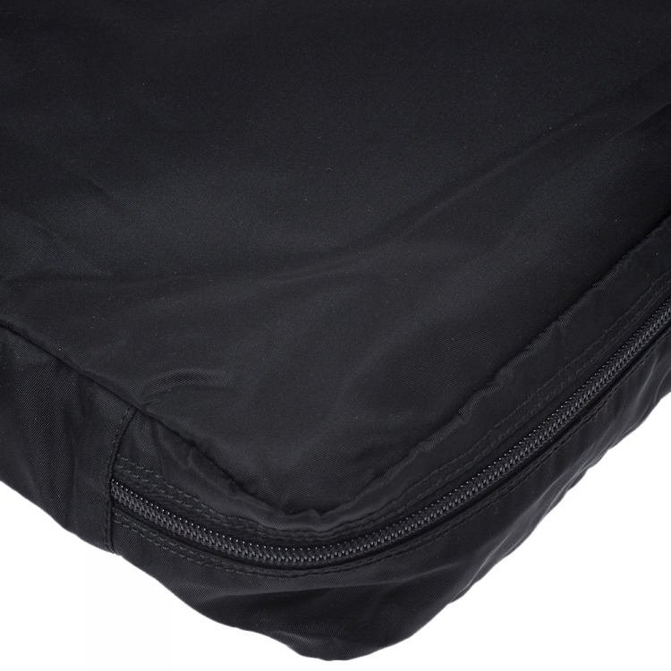 Pre Owned Prada Black Nylon Garment Case