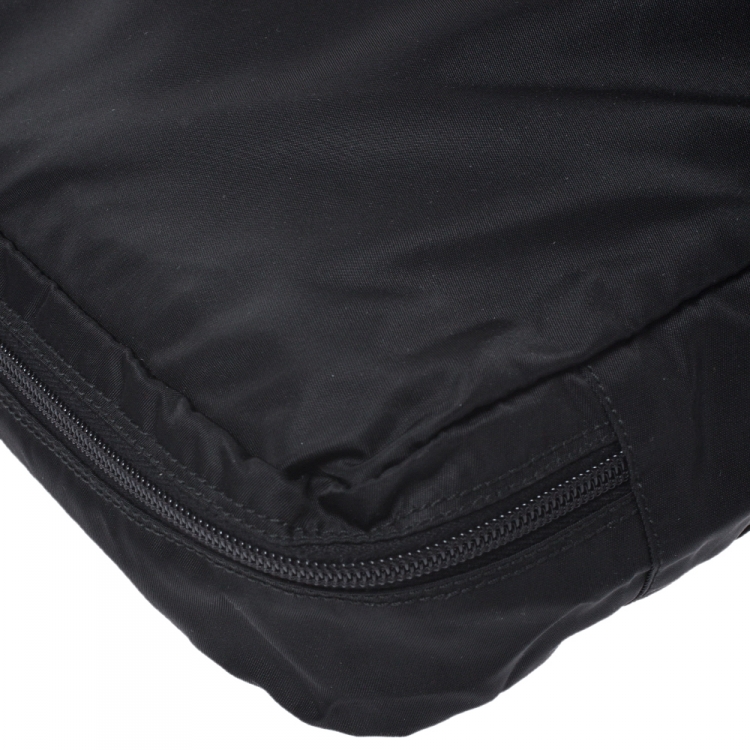 Pre Owned Prada Black Nylon Garment Case