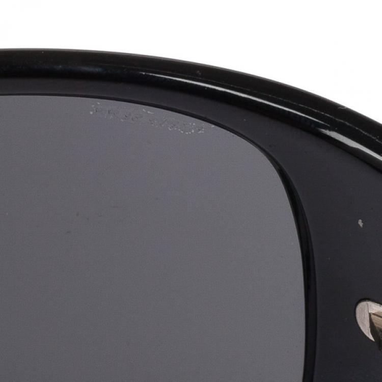 Pre Owned Prada Black SPR 20H Womens Sunglasses