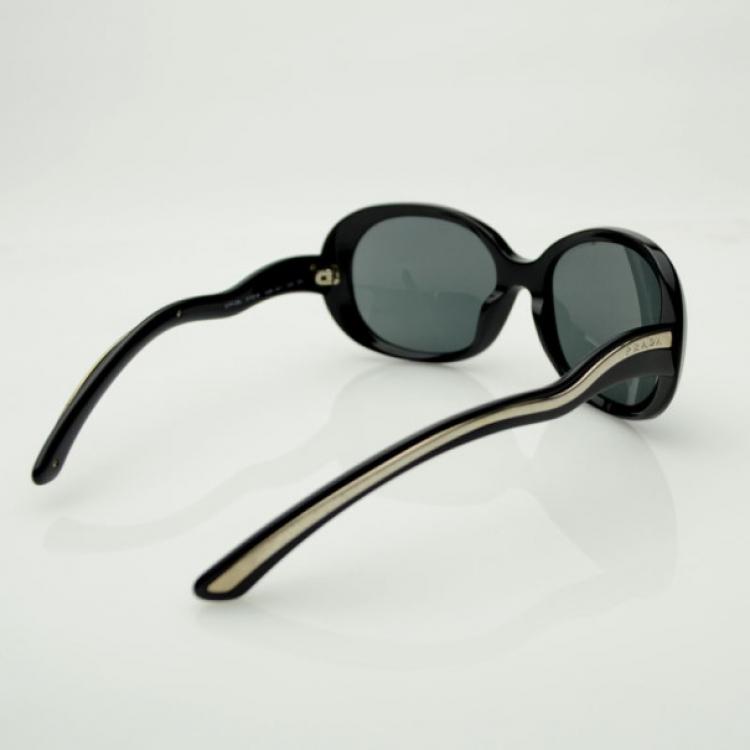 Pre Owned Prada Black SPR08L Sunglasses