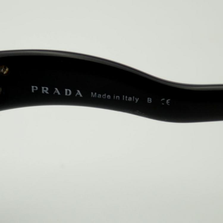 Pre Owned Prada Black SPR08L Sunglasses