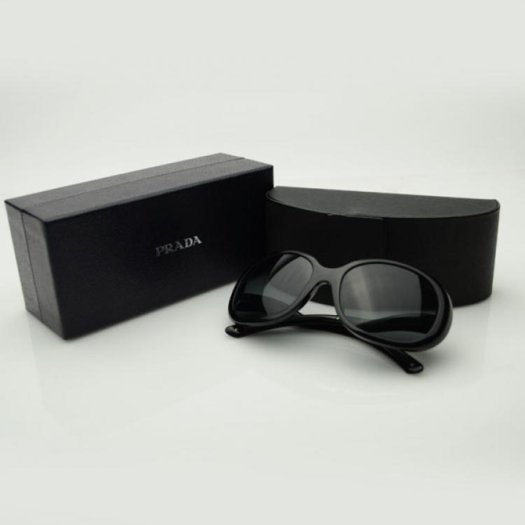 Pre Owned Prada Black SPR08L Sunglasses