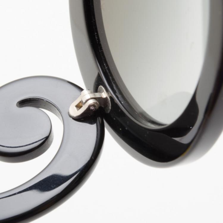 Pre Owned Prada 'Baroque' Round Sunglasses