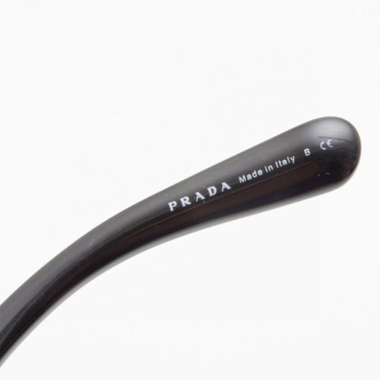 Pre Owned Prada 'Baroque' Round Sunglasses