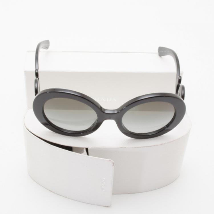 Pre Owned Prada 'Baroque' Round Sunglasses