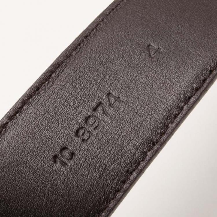 مملوكة مسبقًا Prada Metallic Silver Belt