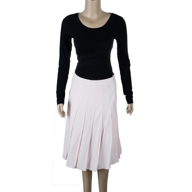 Pre Owned Prada Blush Pink Skirt S