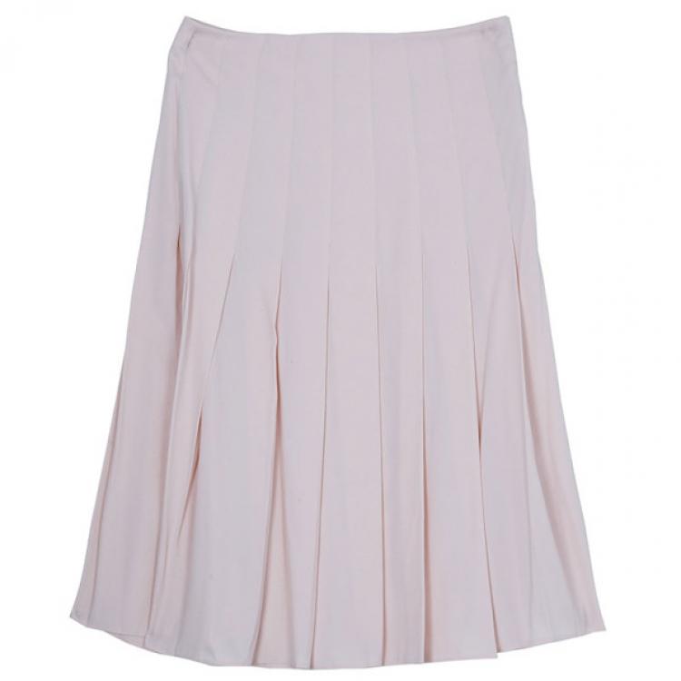Pre Owned Prada Blush Pink Skirt S