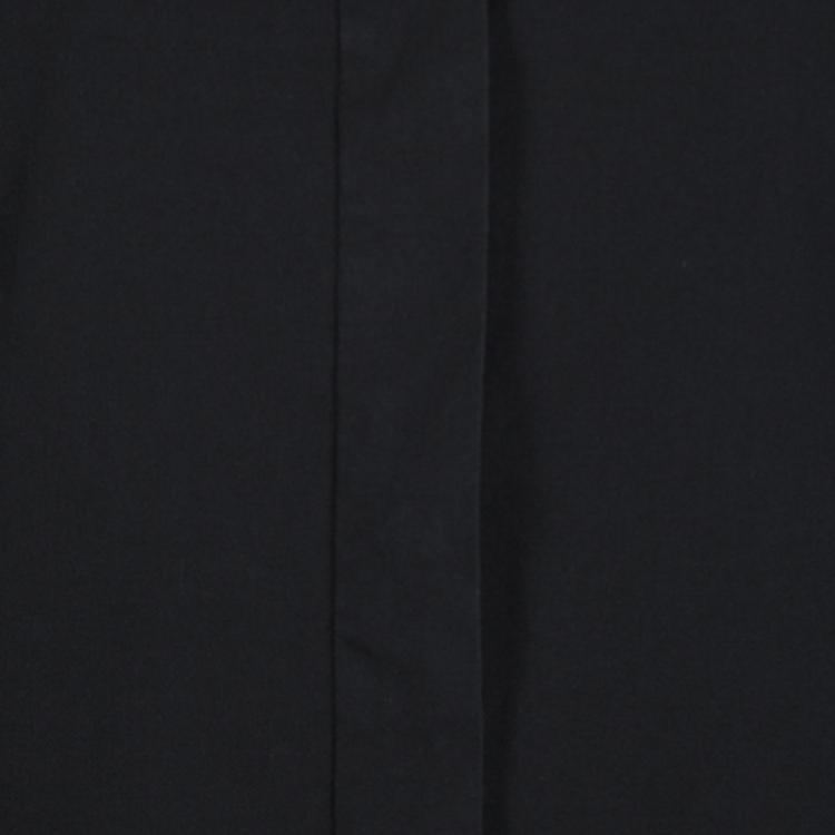 Pre Owned Prada Black Ruched Long Sleeve Blouse M