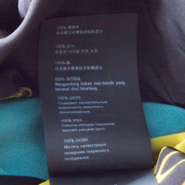 Pre Owned Prada Multicolor Floral Printed Silk Long Sleeve Shirt M