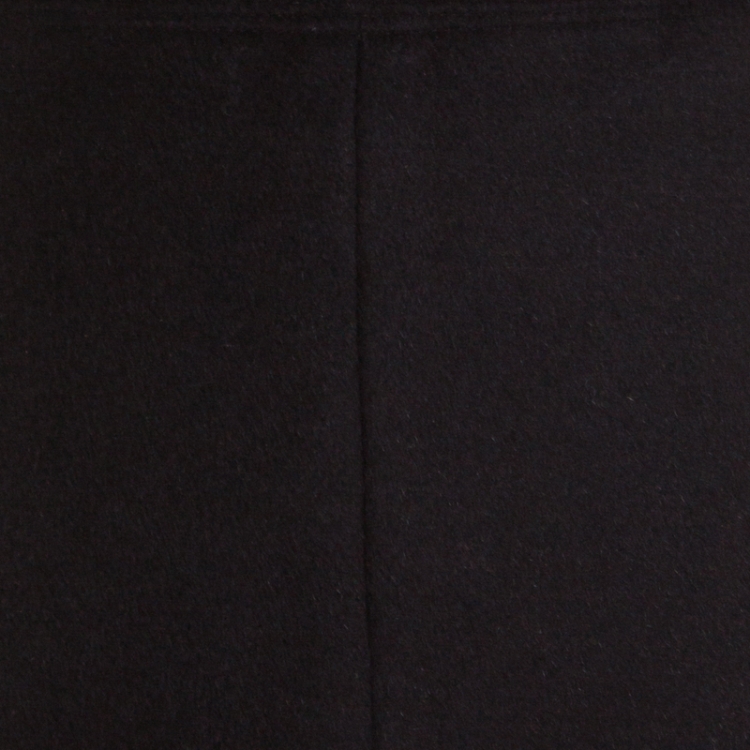 مملوكة مسبقًا Prada Black Angora Wool Midi Skirt S
