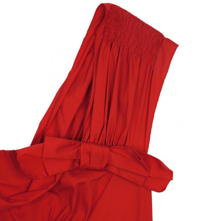 Pre Owned Prada Sleeveless Bow Top S