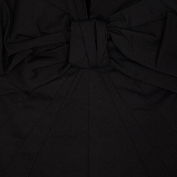 Pre Owned Prada Cotton Bow Top S