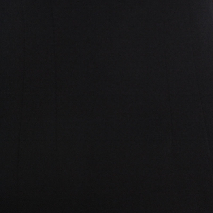 Pre Owned Prada Black Crepe Short Sleeve Dress S