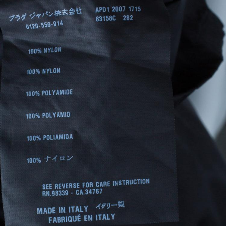 Pre Owned Prada Black Belted Shift Dress S