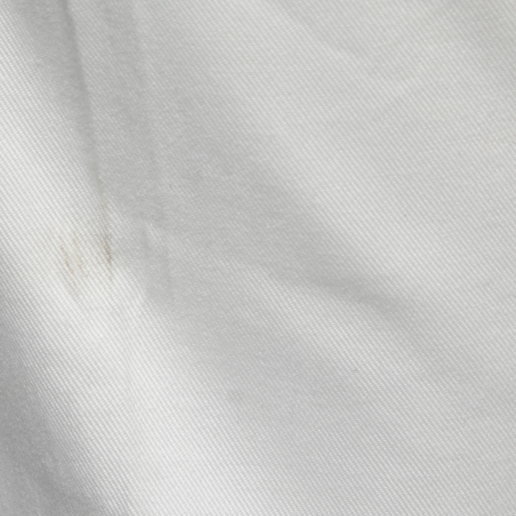 Pre Owned Prada White Cotton Flared Leg Pants L