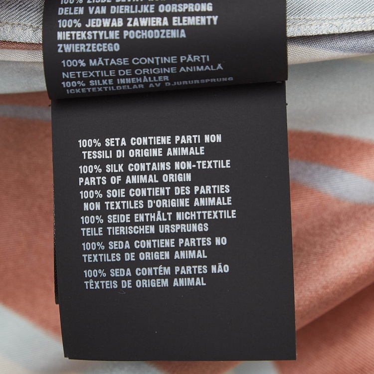 Pre Owned Prada Multicolor Striped Silk Shirt XS