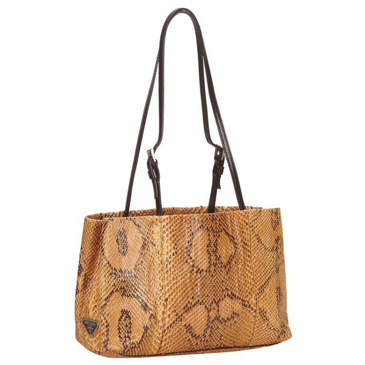 prada faux leather bag