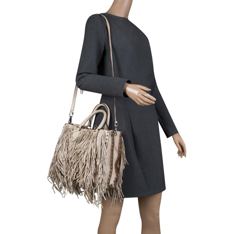 Prada fringe shop bag