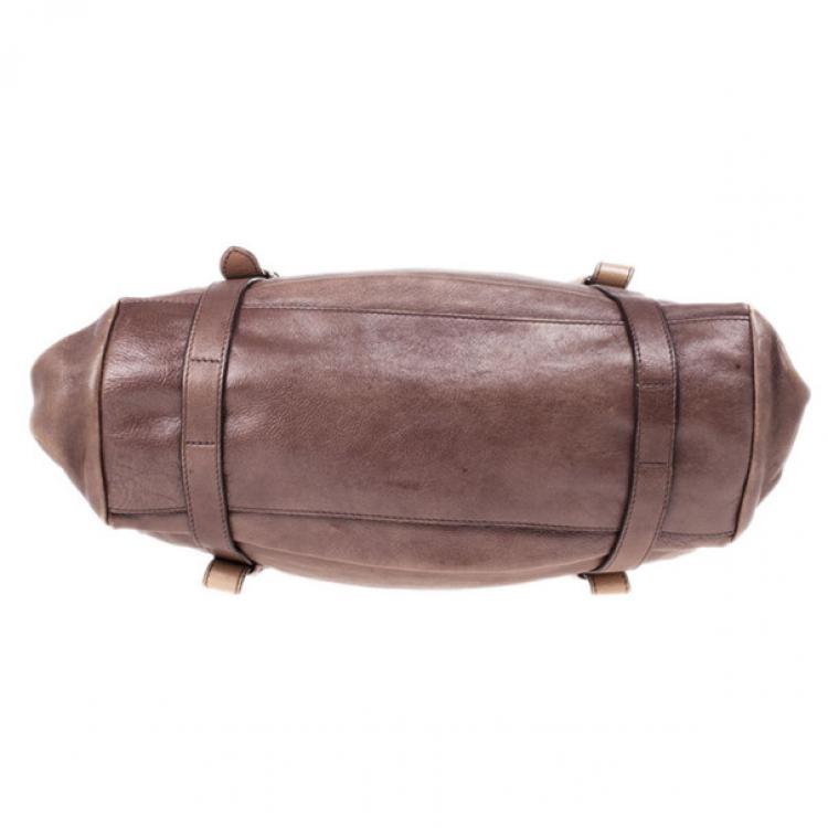 Pre Owned Prada Ombre Leather Shopper Tote