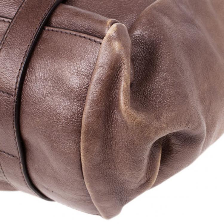 Pre Owned Prada Ombre Leather Shopper Tote