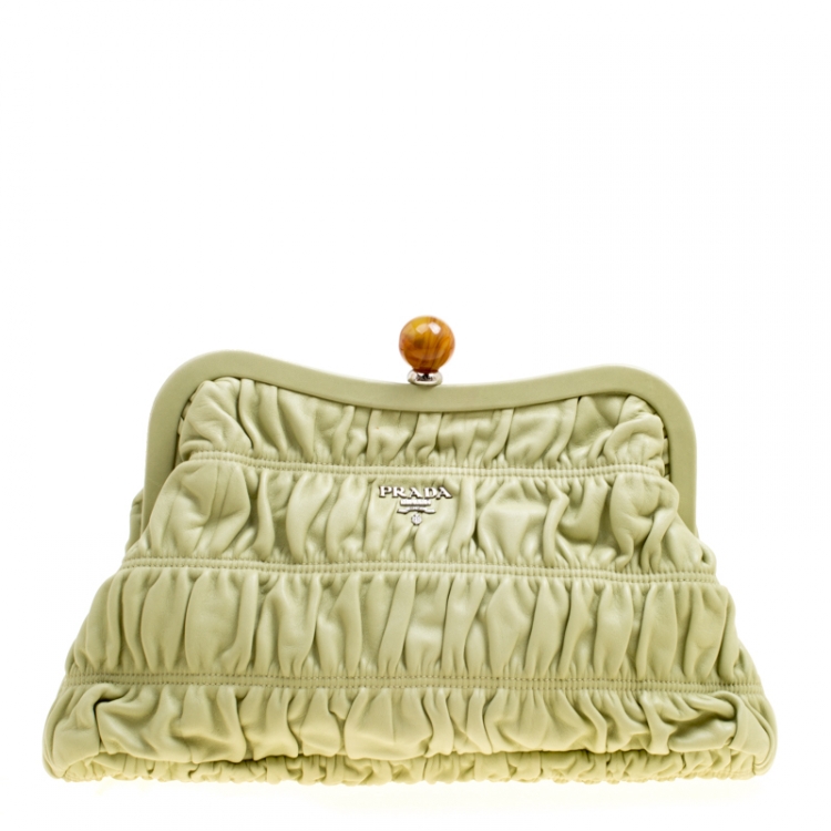 prada gaufre clutch