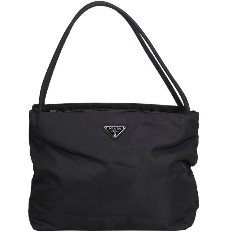 prada black nylon tote