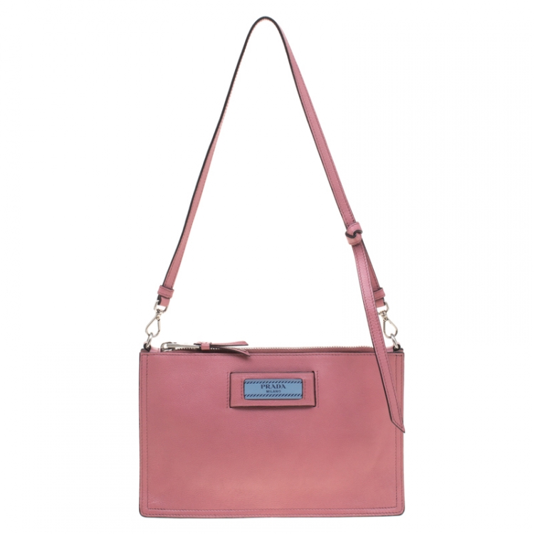 Prada Pastel Pink Leather Contenitore Maniglia Shoulder Bag Prada | TLC