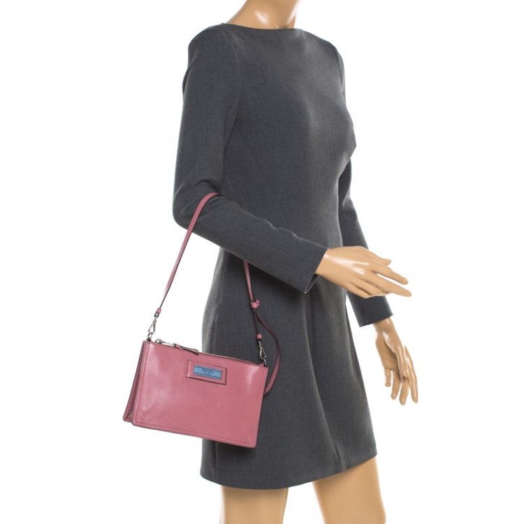 Prada Pastel Pink Leather Contenitore Maniglia Shoulder Bag Prada | TLC