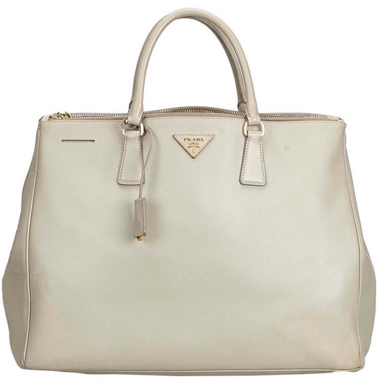 Prada Gray Saffiano Leather Galleria Everyday Bag Prada | TLC