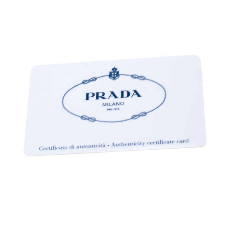 Pre Owned Prada Brown Canvas and leather  Jacquard Logo Hobo