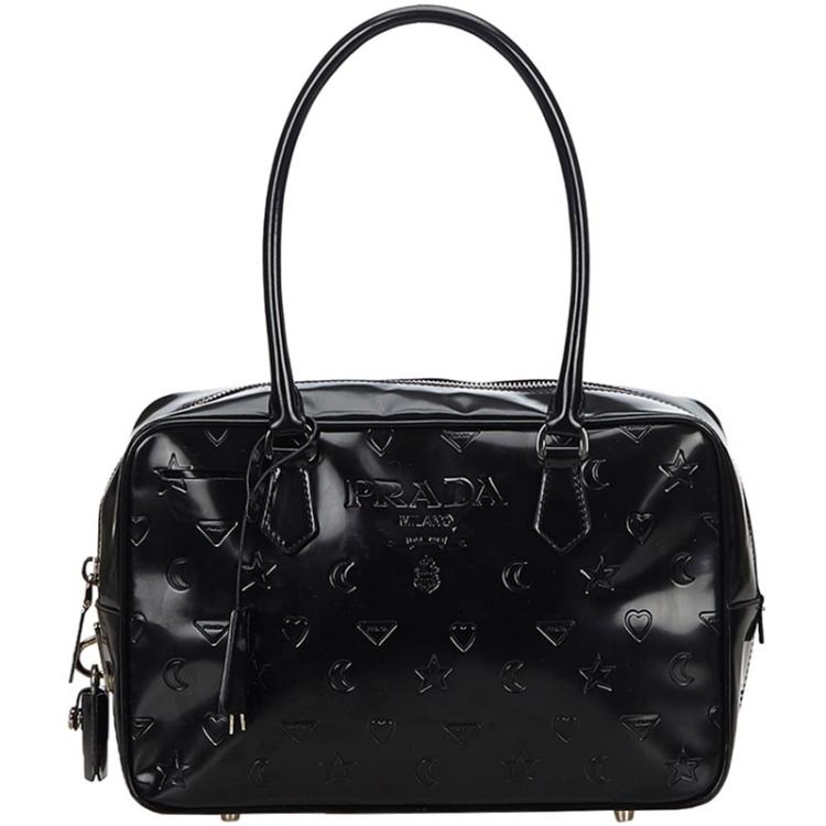 prada embossed bag