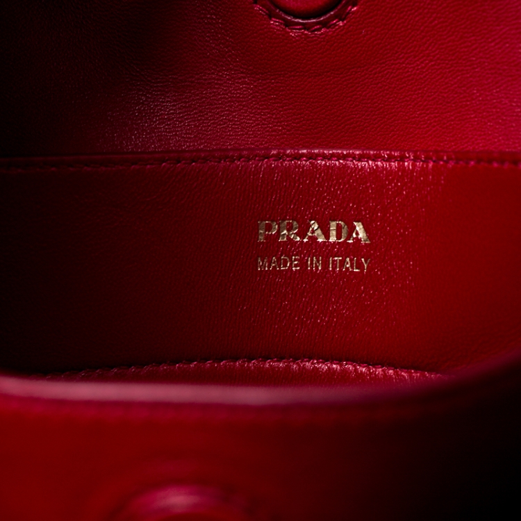 Pre Owned Prada Blue Saffiano Cuir Leather Double Handle Tote