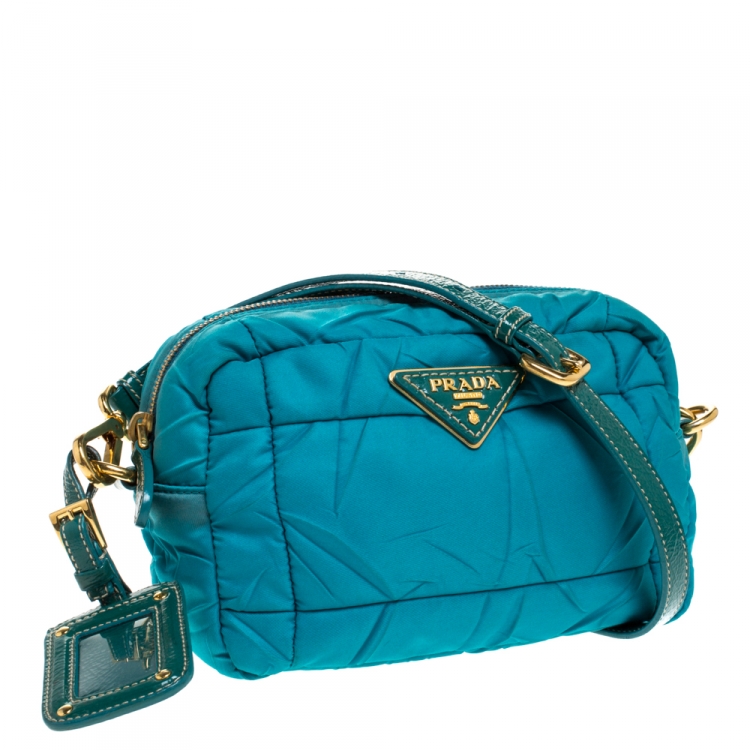 prada turquoise crossbody bag