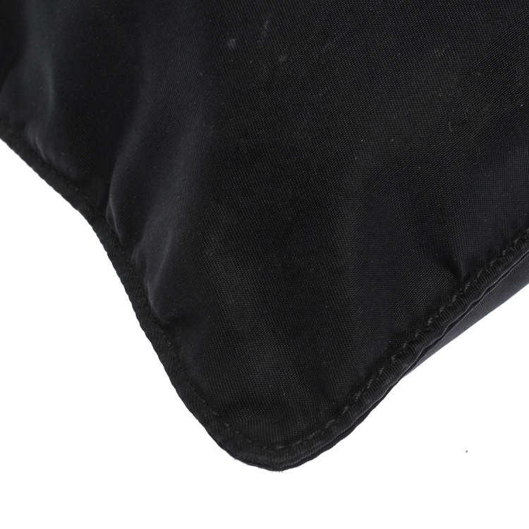 Pre Owned Prada Black Nylon Messenger Bag