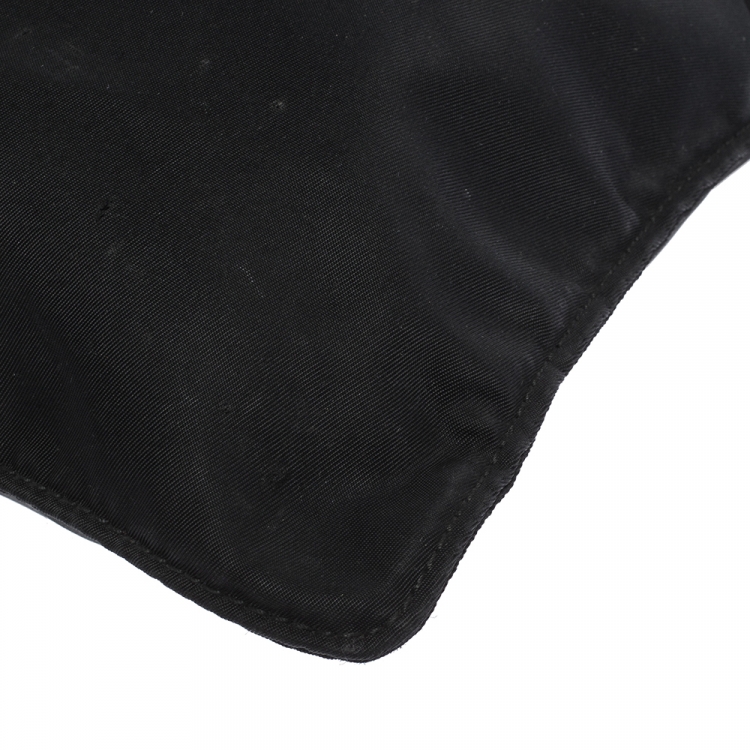 Pre Owned Prada Black Nylon Messenger Bag