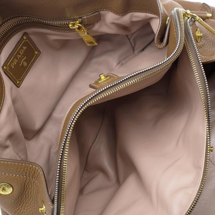 prada deerskin tote