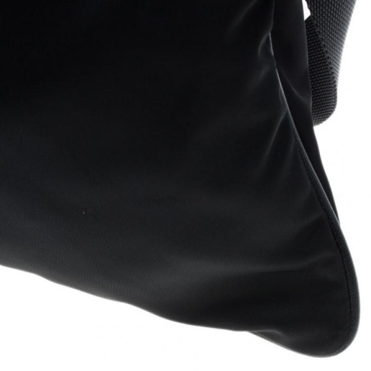 Pre Owned Prada Black Nylon Messenger Bag