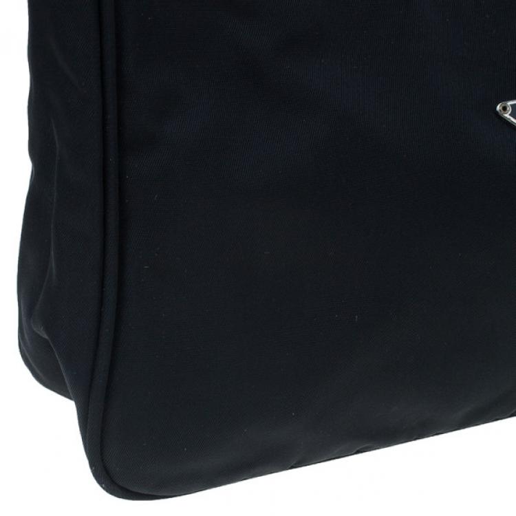 prada black nylon mini tessuto shoulder bag
