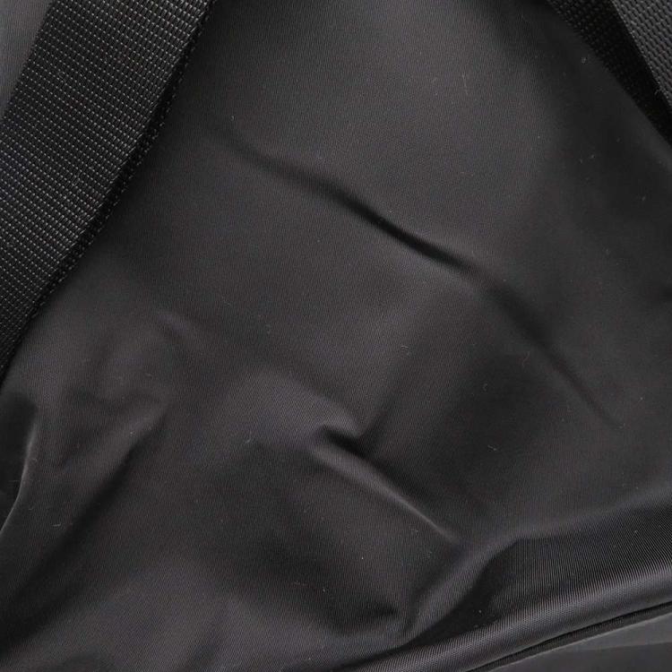 Pre Owned Prada Black Nylon Logo Backpacks