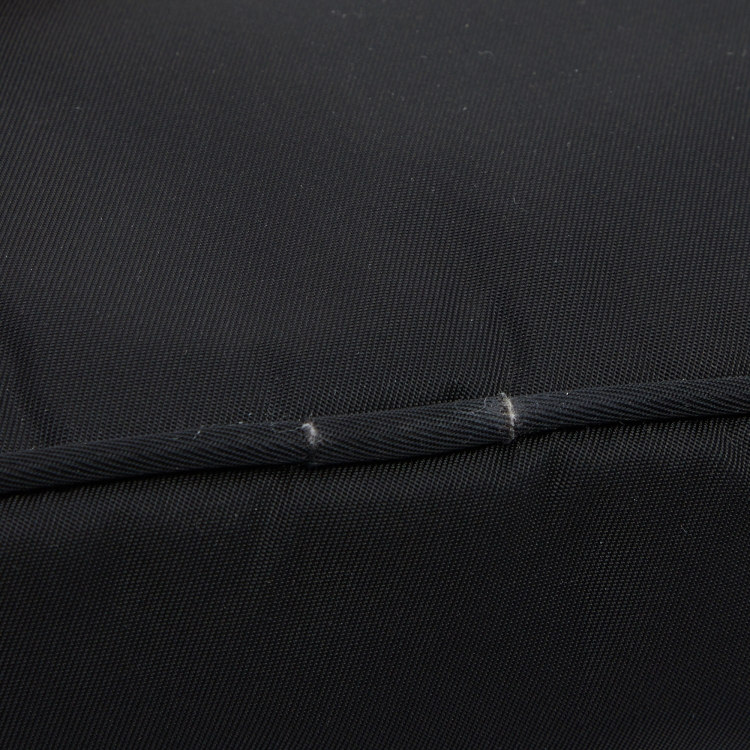 Pre Owned Prada Black Nylon Baguette Bag