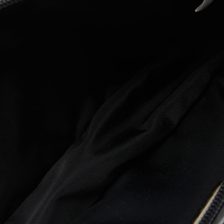 Pre Owned Prada Black Nylon Baguette Bag