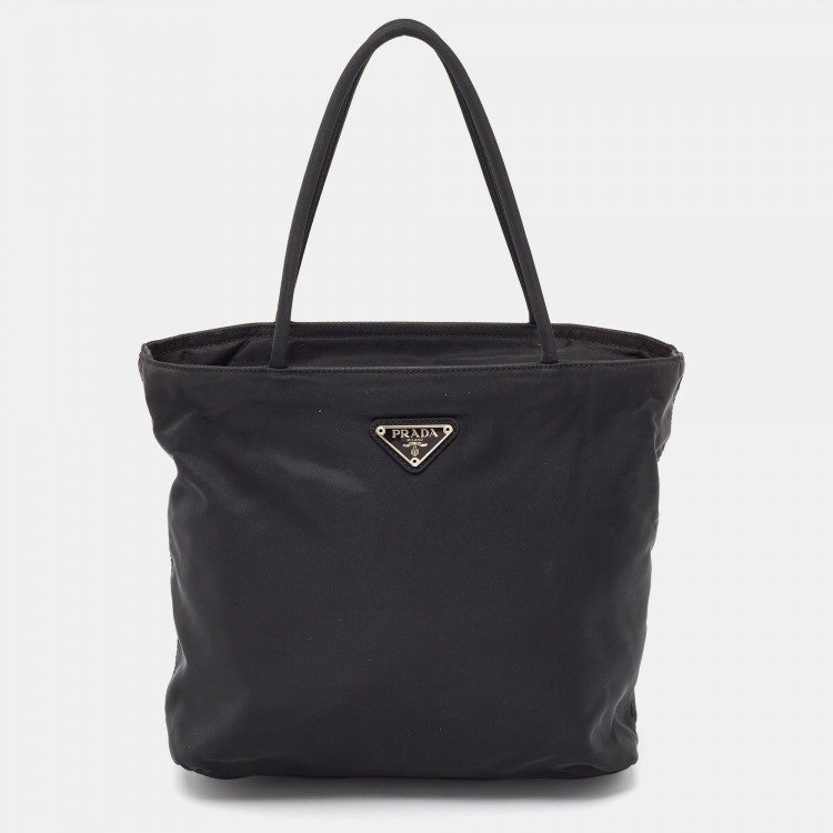 Authentic PRADA Nylon Tote Bag (Black)