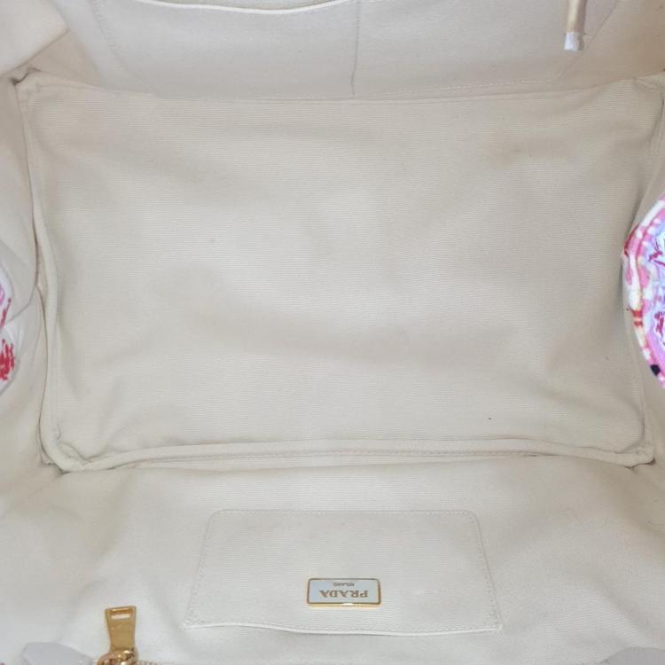 Pre Owned Prada Canapa Tote Bag (BN1872)