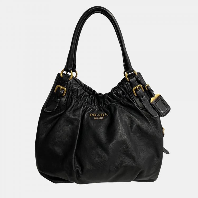 Buy Prada Pre-Loved PRADA Black Small Saffiano Lux leather handbag in BLACK  2024 Online | ZALORA Singapore